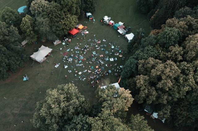 RISE Festival Deutschland, Yoga und Musik Festival, Festival von oben